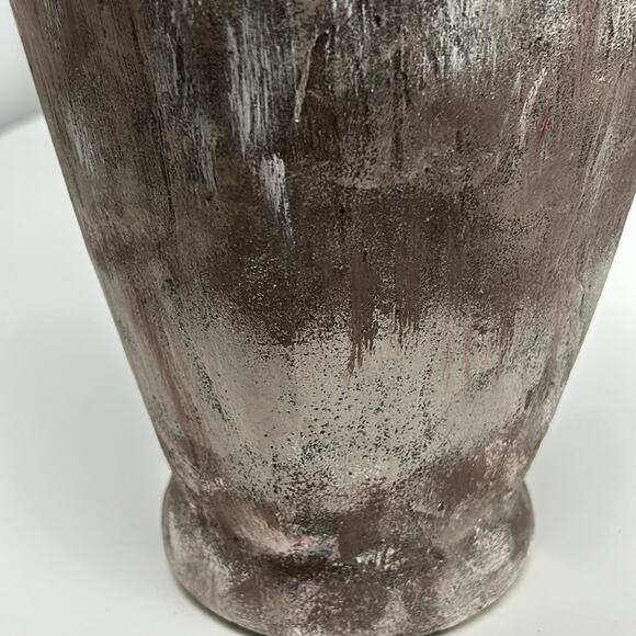 Hand Painted Faux Stone Vase - Picture 12 of 12